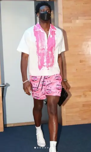 Jaren Jackson Jr. wearing Marni shirt