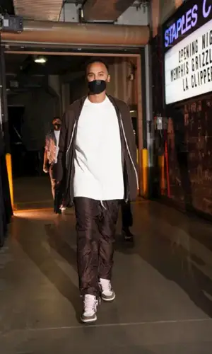 Kyle Anderson wearing Rick Owens t-shirt