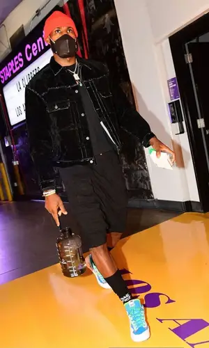 LeBron James wearing John Elliott jacket