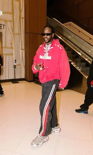 2 Chainz wearing Balenciaga wallet