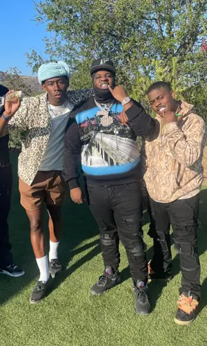 Maxo Kream wearing Amiri sweater