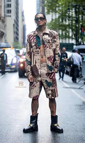 Jordan Clarkson wearing Loewe eyewear