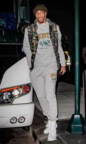 Demar Derozan wearing Bape jacket