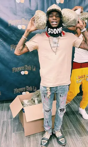 Soulja Boy wearing Burberry other