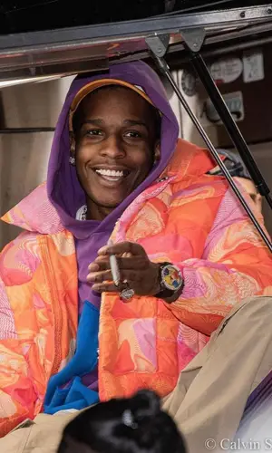 ASAP Rocky wearing Vintage hat