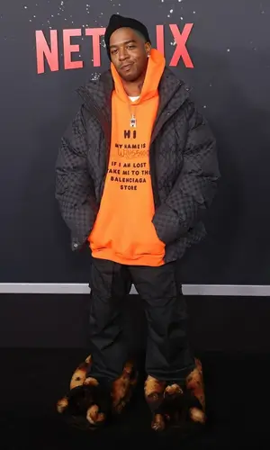 Kid Cudi’s Outfit in Balenciaga Jacket, Vetements Sneakers & Gucci (2021)