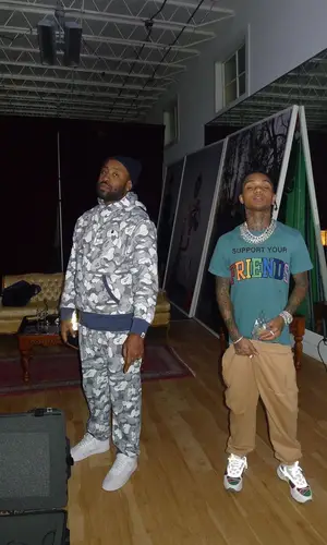 Mike Will Made-It wearing Bape pants
