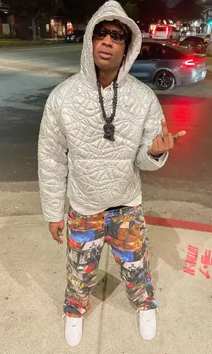 Bloody Dior wearing ERL jacket
