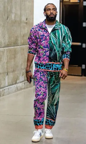 Mike Conley wearing Dolce & Gabbana jacket