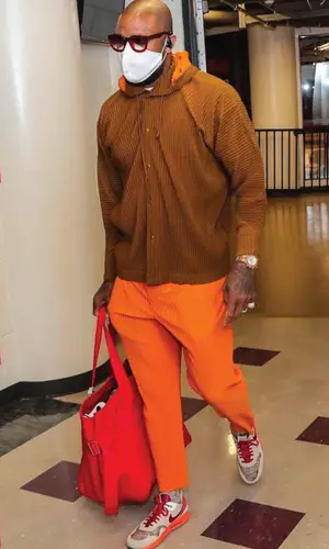 PJ Tucker wearing Homme hoody