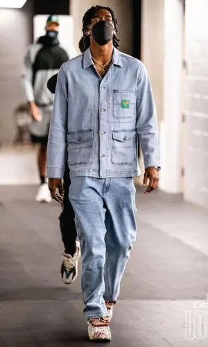 Terance Mann wearing The Hundreds jacket