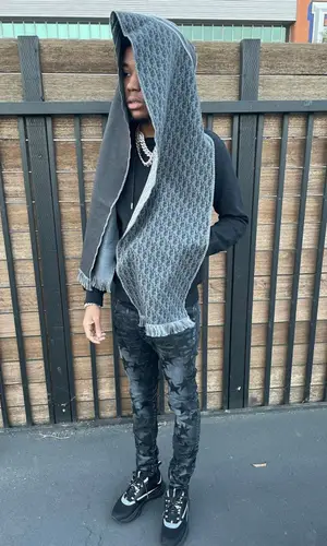 Nardo Wick wearing Chemist jeans
