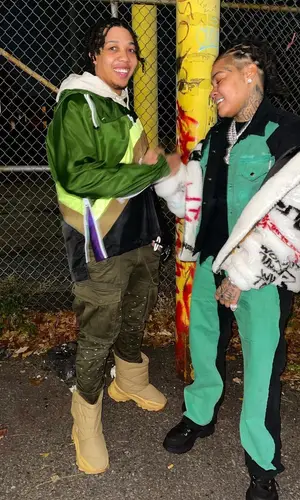 Young M.A wearing Marni jacket