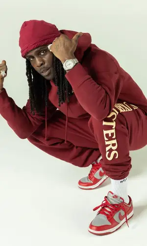 Chief Keef wearing Wckdthghts pants