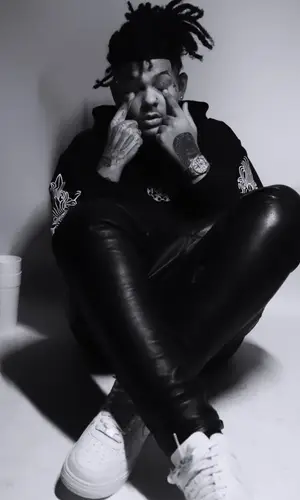 Smokepurpp’s Outfit in Matty Boy Hoodie, Saint Laurent Jeans & Chrome Hearts (2021)