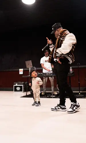 DaBaby wearing Celine bag