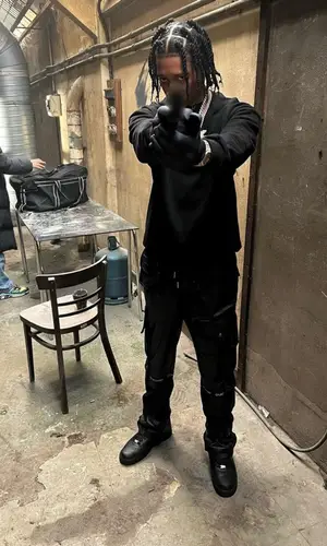 Digga D wearing Nike sneakers
