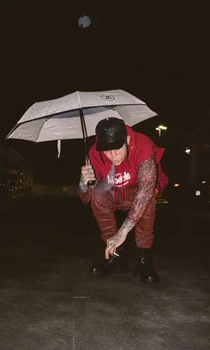 Sosmula wearing Alyx boots