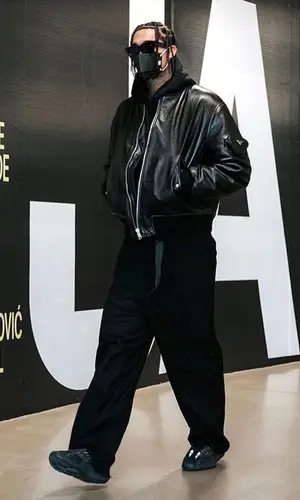 Jordan Clarkson wearing Prada jacket
