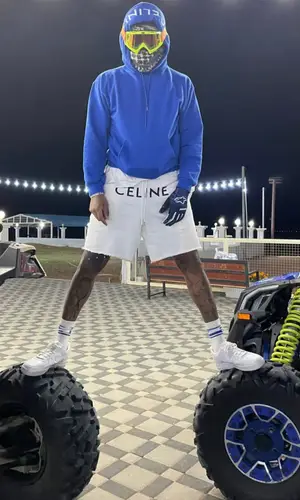 Future wearing Celine hoody