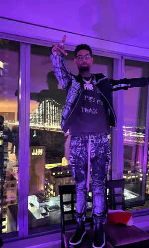 PnB Rock’s Outfit in Rick Owens Shirt & Gallery Dept. T-Shirt (2021)