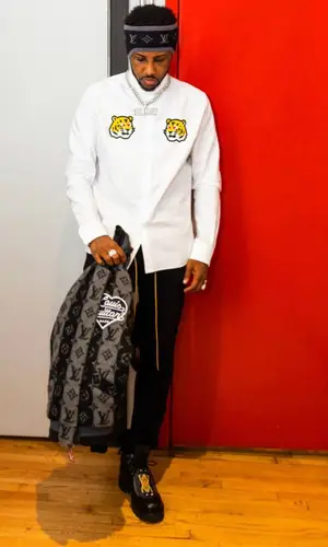 Fabolous wearing Louis Vuitton boots