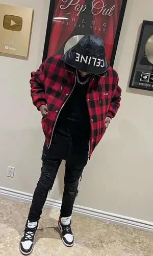 Lil Tjay wearing Nike other