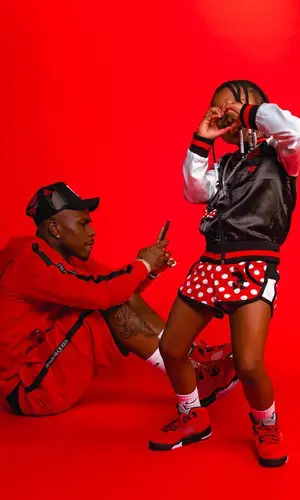 DaBaby wearing Jordan sneakers