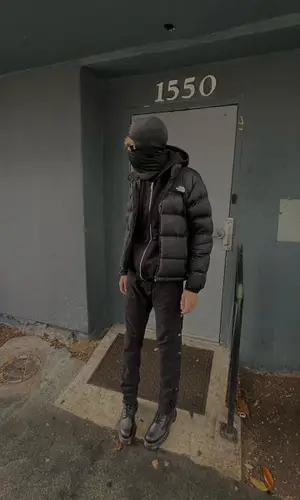 Slump6s wearing The North Face jacket