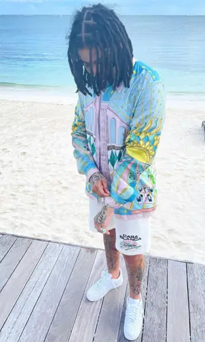 Young M.A’s Outfit in Casablanca Shorts & Nike Sneakers (2022)