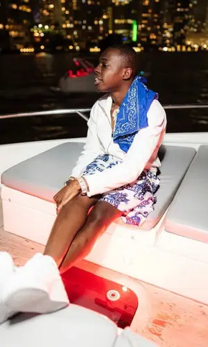 Bobby Shmurda wearing Dior jacket