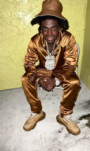 Kodak Black wearing Balenciaga sock