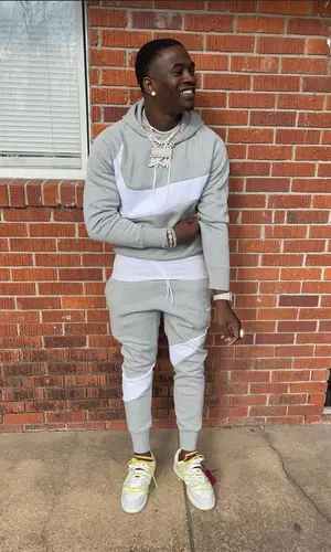 Bankroll Freddie wearing Nike hoody