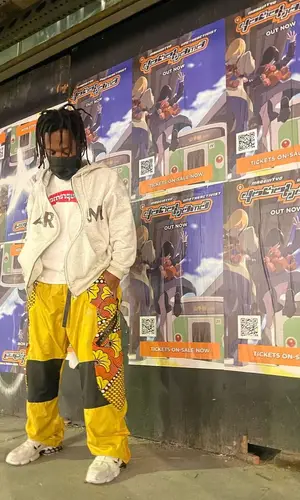 MadeinTYO wearing Nike sneakers
