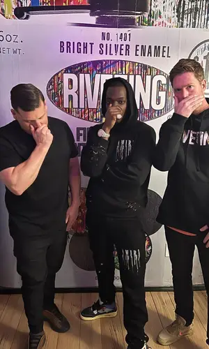 Bobby Shmurda wearing Amiri pants