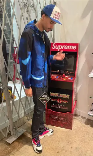 Jay Critch wearing Dior sneakers
