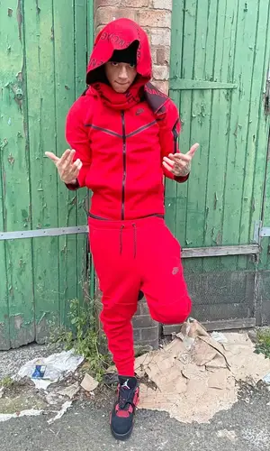 Central Cee wearing Nike hoody