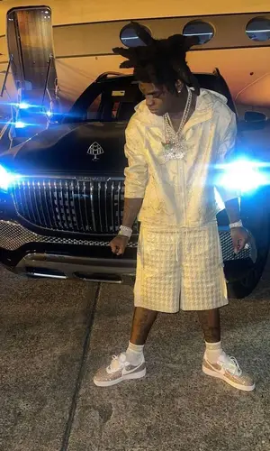 Kodak Black wearing Dior sock