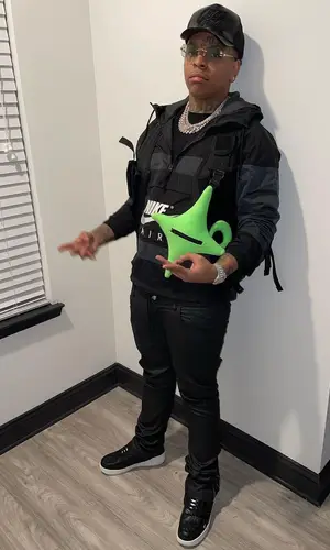 Lil Gotit wearing Nike jacket