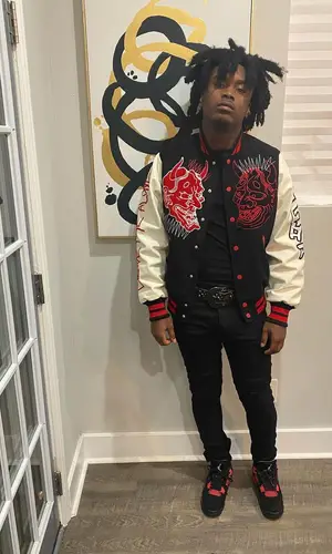 Jdot Breezy wearing Smoke Rise jacket