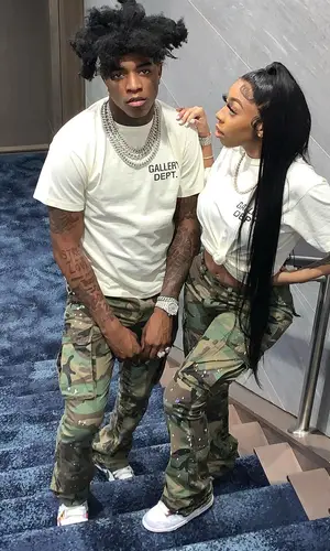 Yungeen Ace wearing Gallery Dept. pants