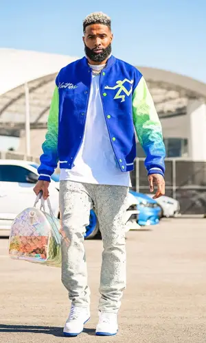 Odell Beckham Jr wearing Nike sneakers