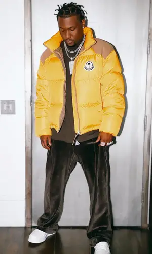 HitBoy’s Outfit in Moncler Jacket, Celine Pants & Gucci Sneakers (2022)