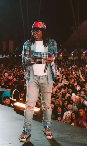 Lucki wearing Chrome Hearts eyewear