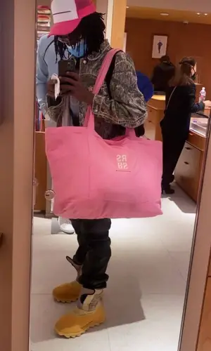 KayCyy’s Outfit in Yeezy Boots, Raf Simons Bag & Cartier Eyewear (2022)