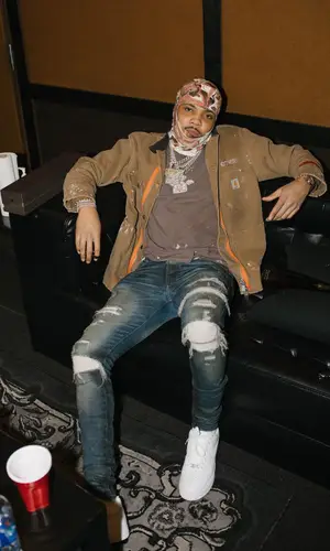 G Herbo wearing Forces Unseen hat