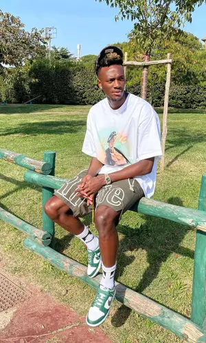 Tammy Abraham wearing Rhude sock