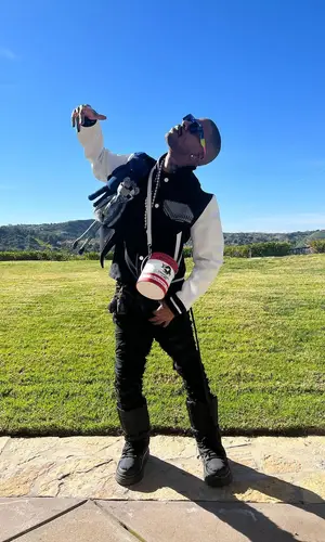 Kid Cudi’s Outfit in Rick Owens Jeans & Louis Vuitton Boots (2022)
