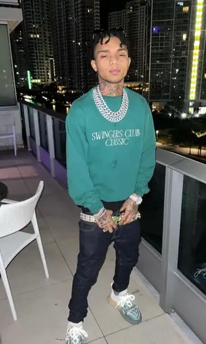 Swae Lee wearing Local Authority LA sweater
