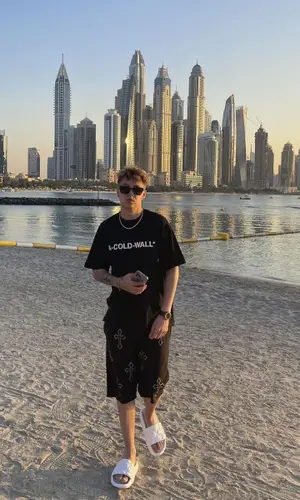 Markul’s Outfit in A-Cold-Wall* T-Shirt, Hublot Watch & Louis Vuitton Eyewear (2022)